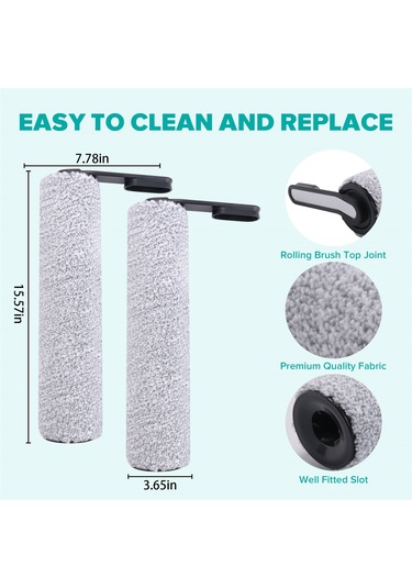 Leasetake Tineco Floor One S5 Kablosuz Islak Ve Kuru Elektrikli Süpürge İçin Silindir Fırça Ve Elektrikli Süpürge Filtresi