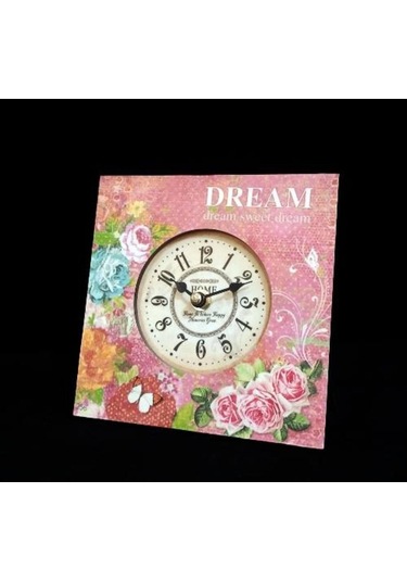 MUTFAK SAATLERİ-MB KARE DREAM TEMALI MASA-DUVAR SAATİ-16*16*3 CM