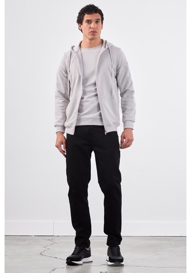 Dufy A.gri Erkek Sweatshırt - Regular Fit Gri