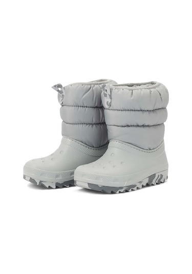 CROCS Classic Neo Puff Boot T Çocuk Bot 207683-007 Gri