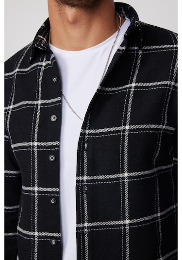 Tudors Slim Fit Dar Kesim Cepli Kareli Oduncu Erkek Gömlek-28532-multi Çok Renkli