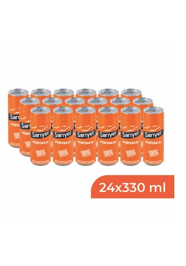 Sarıyer Portakal Aromalı Gazoz 330 Ml X 24 Adet