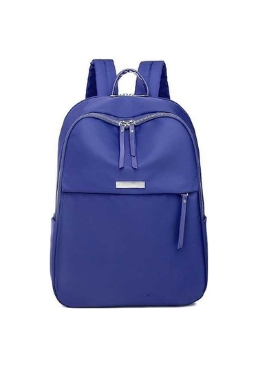 Luckydog Öğrenci Sırt Çantası Oxford Kumaş Gündelik Mavi Mavi Sırt Çantası MAvi