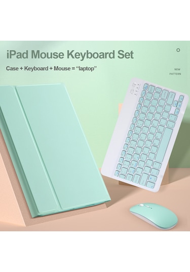 Xindoker 2021 İpad Pro 11 İnç Çift Modlu Kablosuz Klavye Kılıfı - Mor Deri Kasa Ve Şarj Özellikli