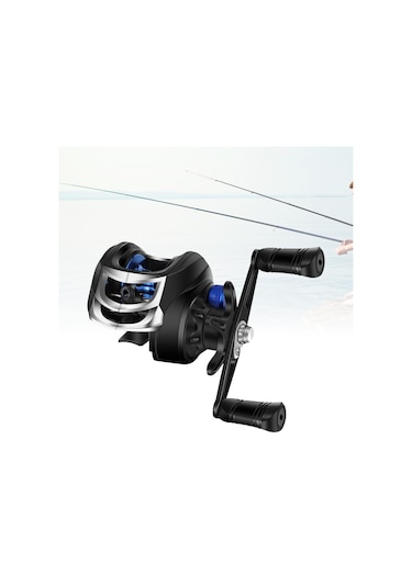 Homyl Baitcasting Reel Süper Kompakt 8kg Max Sol-el Sol El Çok Renkli