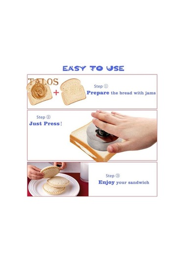 Sandviç Kesici Paslanmaz Çelik Sandviç Makinesi Kalıp Kurabiye Kesici Fıstık/tereyağı Sandviç Aracı Dıy Sandviç Kesiciler 56545800