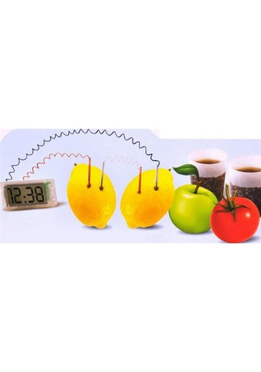 Ece Patates Saati Pil Yapma Deney Seti Saatli