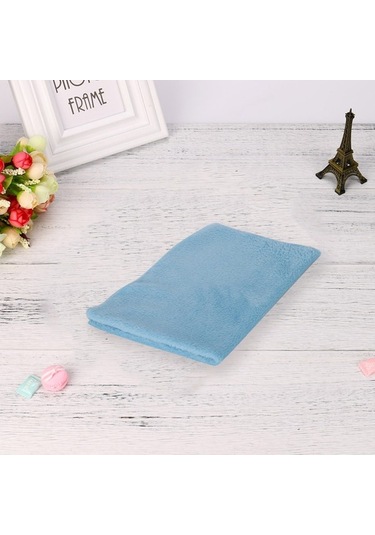 Moda Yumuşak Çocuk Battaniye - Sıcak Mercan Ekose Pazen, 50x70cm, Mikrofiber 36 Derece Üstü