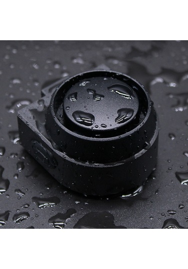 Kosona Siyah Bisiklet Alarmı İle Çalar: 115db Yüksek Ses, 3d Hareket Sensörü, 5 Ses Modu, Usb Şarjlı Pil, Su Geçirmez Ipx5