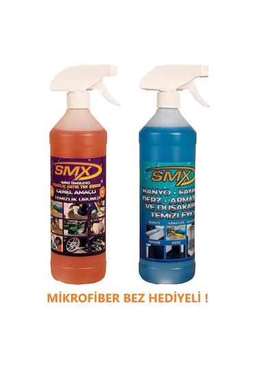Smx Ev Temizlik Seti Genel Temizlik-Banyo Fayans Derz Temizlik
