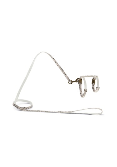 Beeztees Dbl Kedi Göğüs Tasması Ve Gezdirme Kayışı, 130cm, Bej, 27-45cm