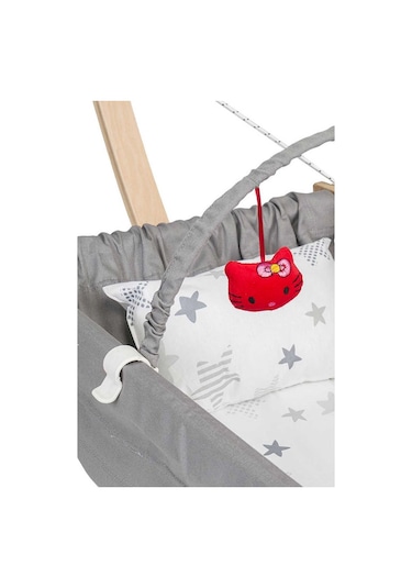 Holmen Fethiye Cibinlikli Ahşap Hamak Gri