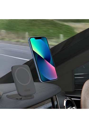 Go Des Gd-hd382 Katlanabilir Magnetik Telefon Tutucu Siyah Siyah