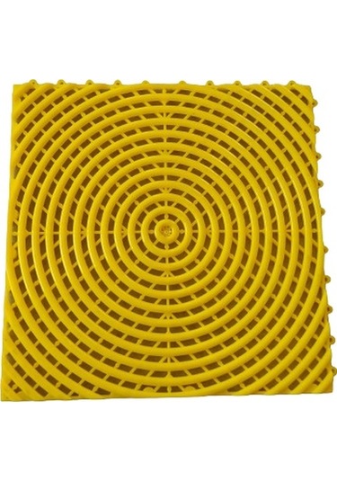 Plastik Karo 40x40 Copolimer Zemin Kaplama Sarı