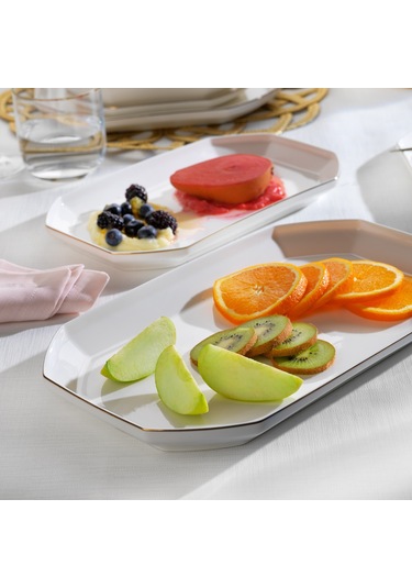 Schafer Graceful Bone Yemek Takımı 56 Parça-gold