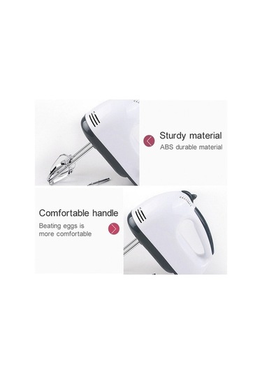 Fastbuy 100w Ev Tipi 7 Hızlı Ayarlanabilir El Taşınabilir Elektrikli Yumurta Çırpıcı, Ab Fişi Diğer
