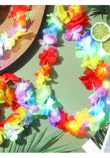 Lıcorıce Parti Kıyafeti Işık Çelenk Yaka Dekorasyon 5 Parça Seti