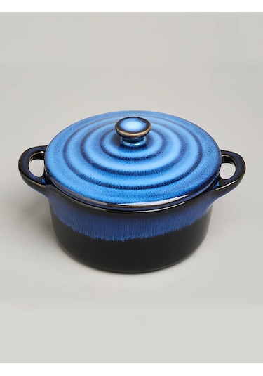 Agness Pişirme İçin "reactıve Blue" 600 Ml Kap Reactıve Blue Küçük Boy 600 Ml Fırın Kabı 451852847 Mavi