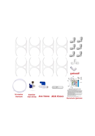 Akvaryum Tipi Su Arıtma, Çift Çıkışlı Ve Saf Su Sistemi (SUZUKI Technology Membranlı)