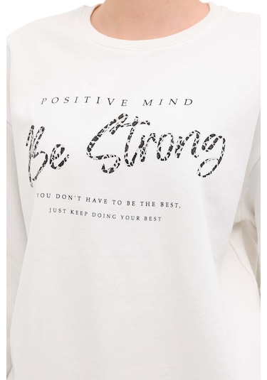 Kinetix Wl 16beata 5pr Ekru Kadın Sweatshirt 000000000102035326 Bej