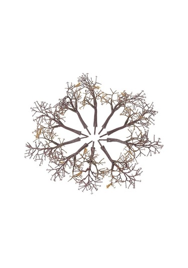 Xianwen Geeksen 10 Adet Gerçekçi Plastik Model Ağaç - Tren