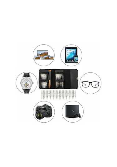 Depomega Mıknatıslı Deri Çantalı Tornavida Seti 25 Parça