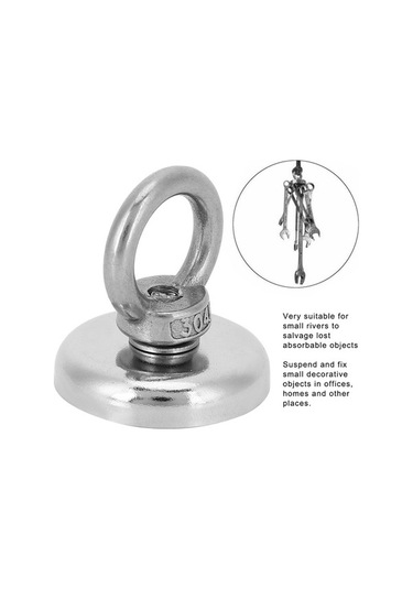 Tongxida Dayanıklı N35 Kaplamalı Manyetik Kanca - 80 Lb Yük Taşıma Kapasiteli Balıkçılık Ve Sabitleme Aracı