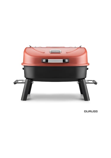 Guruss Go & Grill Barbekü Mangal Oksit Kırmızı Model:grs35