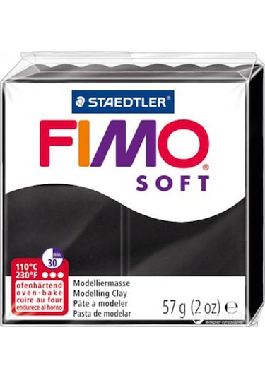 Fimo Soft Polimer Kil 57G No 9 Black