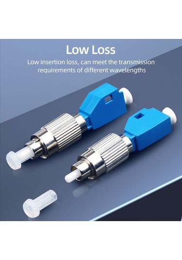 Yaozixa Fc Erkek-lc Dişi Fiber Optik Adaptörü, Düşük Kayıp, Yüksek Stabilite, 1200-1600nm Dalga Boyu, 1000+ Takma Çıkarma