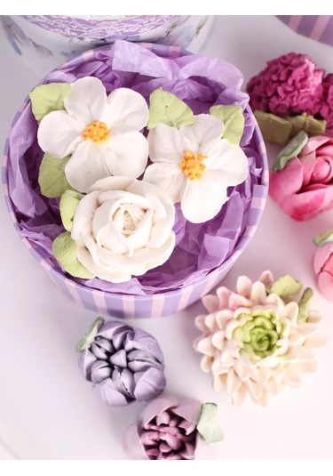 Bonbon Pasta Süsü Ucu Yaprak 123 240519642 Gri