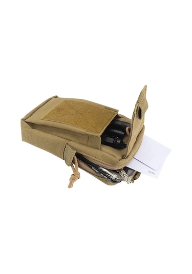 Haki-açık Acil Molle Taktik Bel Çantası Omuz Çantası Edc Çantası Telefon Paketi Spor Tırmanma Koşu Aksesuarları Avcılık Çantaları