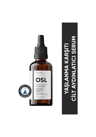 OSL Omega Skin Lab Yaşlanma Karşıtı Ve Cilt Aydınlatıcı Cef-ha Serum 30 ML