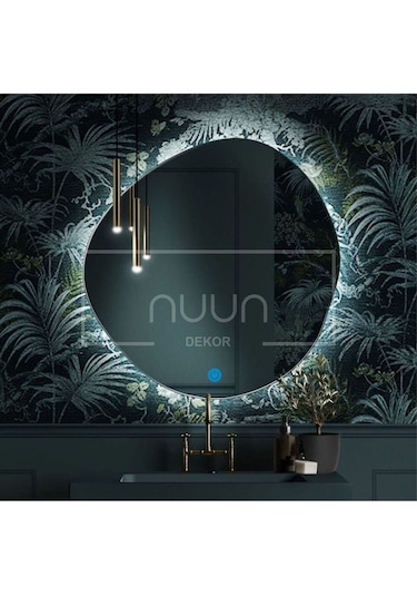 Nuun Dekor 80cm Dokunmatik On/off Ledli Ayna Dimmer Şeffaf
