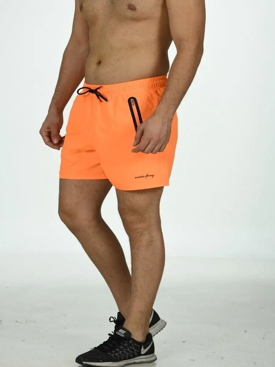 Enrico Ferry Teknik Yüzme Şortu Havuz Mayosu 36653549 Turuncu