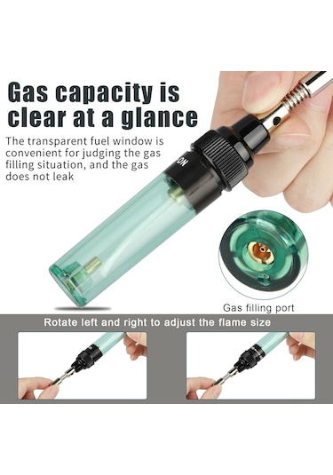 Kangvka Taşınabilir Gazlı Lehim Makinesi - 4'ü 1 Arada Profesyonel Lehimleme Aleti