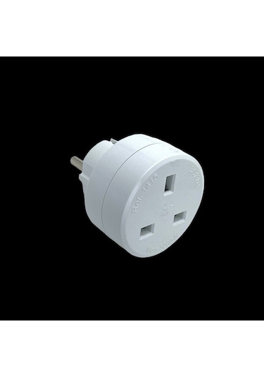 İngiliz Dişi Türk Erkek Fişli Seyahat Adaptörü Çevirici Priz Dönüştürücü