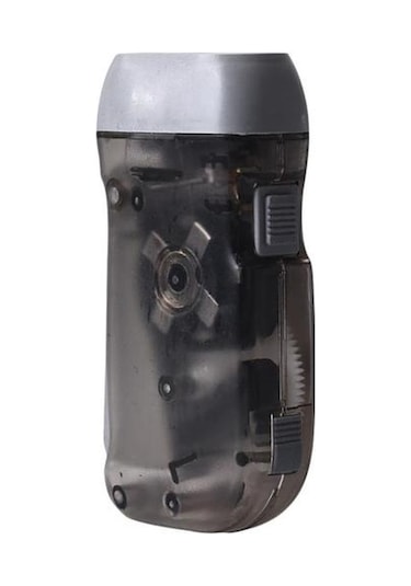 Mavi El Basın El Feneri Hafif Çevre Dostu Plastik Pratik Kamp Yürüyüş Yürüyüş İçin Acil El Feneri Mavi