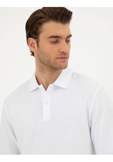 Pierre Cardin Erkek Beyaz Sweatshirt 50294438-vr013 Beyaz