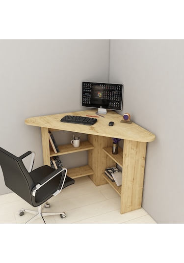 Arnetti Köşe Çalışma Masası Corner Ofis Masası Safirmeşe