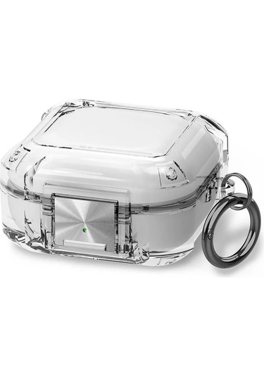 Samsung Galaxy Buds Core Uyumlu Transparan Tank Kılıf +kanca 1.kalite Şeffaf