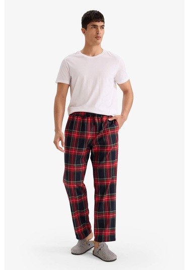 Defacto Regular Fit Cepli Uzun Boy Flanel Alt C6126ax25wnnv31 Lacivert-nv31