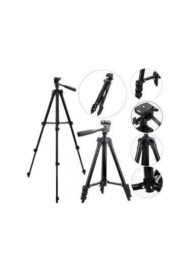 Rosepremium 3120 Telefon Ve Fotoğraf Makinesi İçin Tripod Siyah