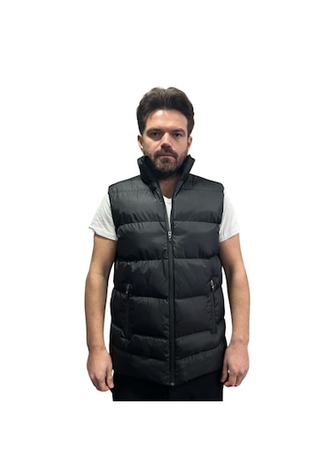 Sportive Erkek Yelek Siyah