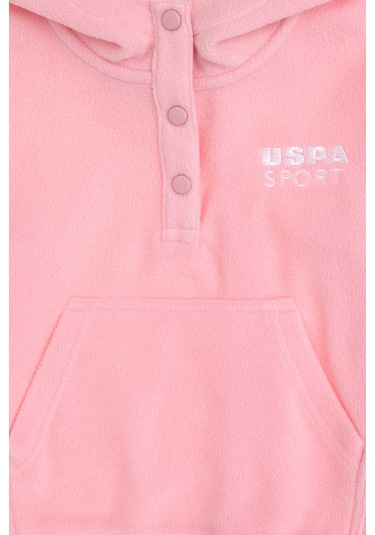 U.s. Polo Assn. Kız Çocuk Pudra Sweatshirt 50291467-vr042 Pudra