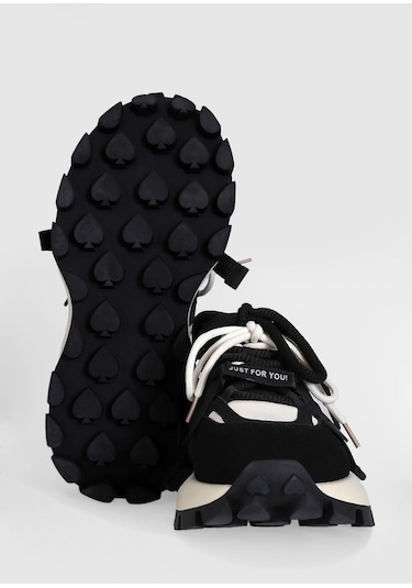 Lufian Yoko Kadın Sneaker Ayakkabı-siyah Siyah