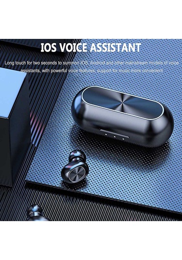 Skycity B5 Mini Tws Bluetooth Kulaklıklar - Siyah, Bt 5.0, Dokunmatik Kontrol, Ipx5 Su Geçirmez, 9d Stereo, İki Yönlü Arama, Şarj Kutusu İle