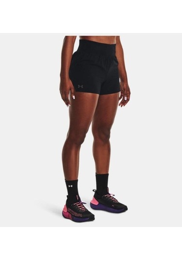 Kadın Ua Run Stamina 3'' Şort Siyah
