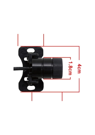 Lazer Sis Led Standart Tek Çizgili Model Araçlar Için Kırmızı L