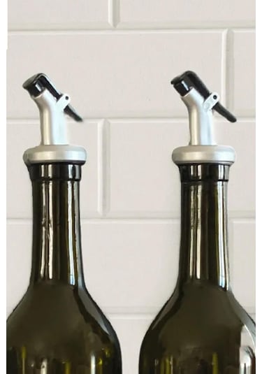 3'lü Kapaklı Yağdanlık Şişe Ucu, Servis Aparatı,şişe Tıpası,damlatmaz Şişe Kapağı,sirkelik,sosluk